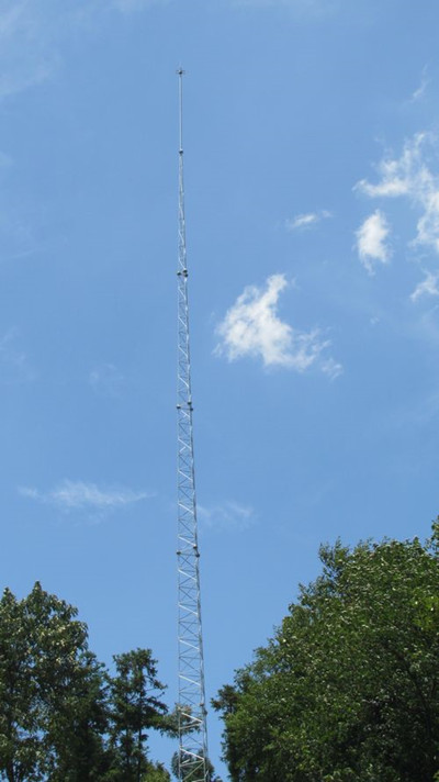 大堡鄉(xiāng)竣工驗(yàn)收的避雷塔